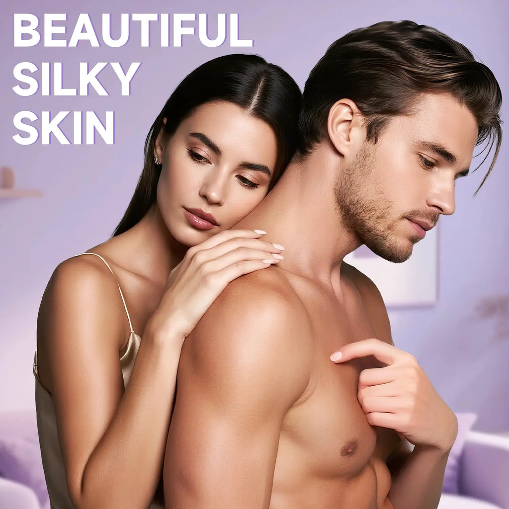 Bikini Pain-Free Hair Removal Cream for Sensitive Skin, Hypoallergenic Formula-Gentle & Fast-Acting Depilatory with Citrus Scent, Aloe & Hyaluronic Acid for Soothing Care, Suitable for Men & Women
