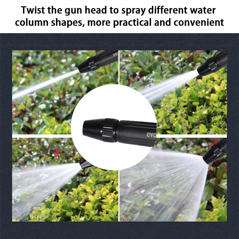 Portable High Pressure Washing Water Gun Adjustable Direct Spray Car Wash Nozzle Home Garden Watering Gun 1/2'' Copper Coupling